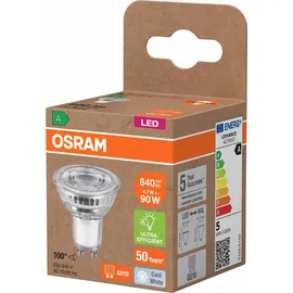 osram homelighting 4099854267864 LED-Reflektorlampe EEK A (A - G) GU10 Reflektor 4.7 W = 90 W Neutralweiß