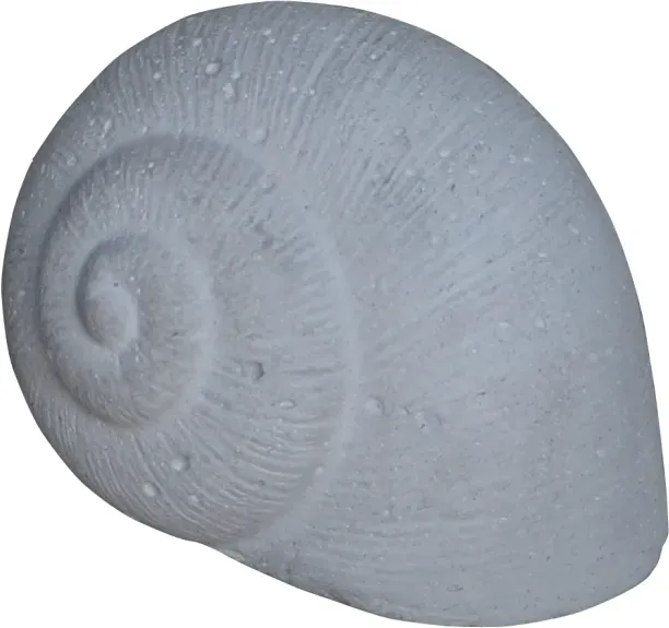 Schneckenhaus Sadie - 4 Stück - Zementgrau - 9 cm