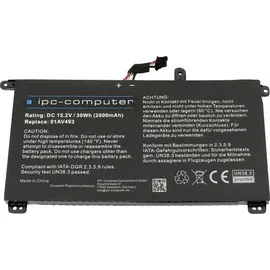 IPC-Computer Notebook-Akku 01AV493 REPLACE 15.2V 2000 mAh Lenovo