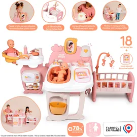 Smoby Puppenpflege Baby Nurse Puppen-Spielcenter rosa 7600220394