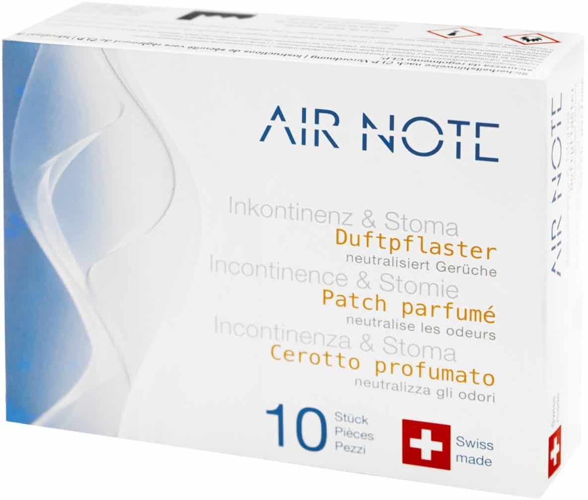Air Note Inkontinenz & Stoma Duftpflaster Pflaster 10 St Unisex