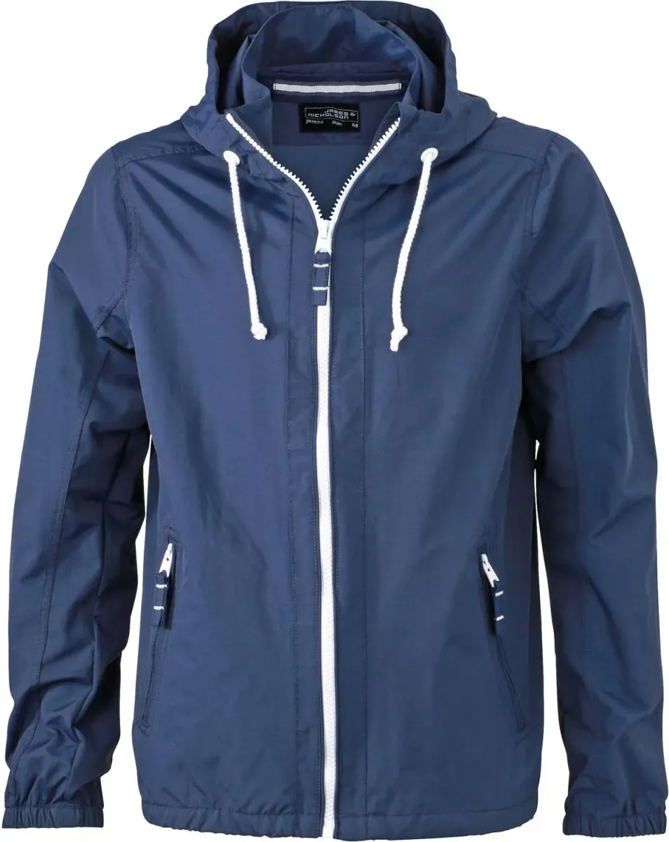 Herren Segeljacke (navy/white XL)