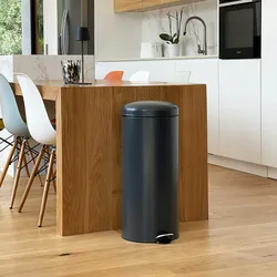 Küchen-Tretabfalleimer 30 L Grau Kitchen Move