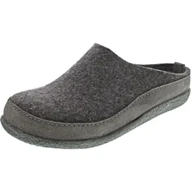 HAFLINGER Blizzard Skane Filzpantoffel Hausschuh Anthrazit,
