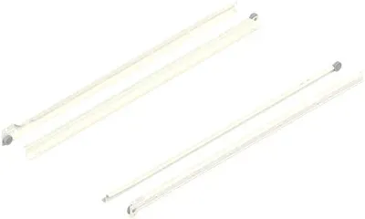 STANDARD Rollschubführung, Teilauszug, 25kg, NL=600mm, links/rechts
