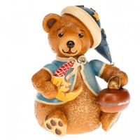 Hubrig Volkskunst GmbH Gute-Nacht-Bärli - Hubiduu Teddybär, Braun, Schlaf,
