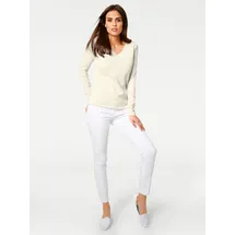 Heine V-Pullover Beige 44