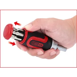 KS Tools 1/4" 6 in 1 Mini-Ratschen-Bit-Schraubendreher