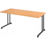 hjh OFFICE PRO Schreibtisch Z-Serie Buche / Graphit
