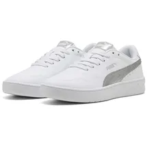 Puma Court Lally Metallic Whisper Damen Weiß/Silber 39
