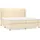 vidaXL Boxspringbett 200 x 200 cm Creme