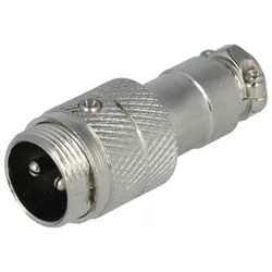 Mikrofon Stecker, 2-polig, Kabelmontage