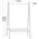 Breite 1000mm HHRE100F3191 Farbe Natur