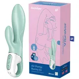 Satisfyer AIR PUMP BUNNY 5+ Vibrator mit Klitoris-Stimulator Mint 20.2 cm