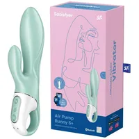 Satisfyer AIR PUMP BUNNY 5+ Vibrator mit Klitoris-Stimulator Mint 20.2 cm