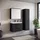 Badplaats Florence Badezimmerschrank 30 x 130 x 30 cm Schwarz