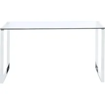 vente-unique Eckschreibtisch Freya Transparent