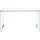 vente-unique Eckschreibtisch Freya Transparent