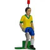 TIPP-KICK Pro-Kicker Brasilien I Original Spieler für Groß & Klein I Spielspaß mit der Fußball-Figur Spiel I Zubehör I Trikot Gelb