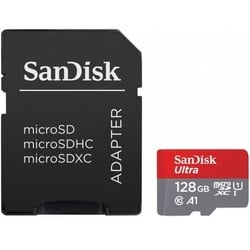 Speicherkarte SanDisk Ultra®microSD+Adapter, Class 10, 128GB