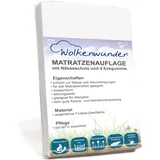 Wolkenwunder Hygieneauflage Matratzenauflage mit Nässeschutz I 4 Eckgummis I wasserdicht I waschbar I atmungsaktiv (90 x 200 cm)
