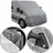 PRO PLUS Frontscheibenabdeckung Wohnmobil o. Campingbus – Windschutzscheibe Abdeckung Isolierung Frontscheiben Schutz Kompatibel Ford Transit 2006-2013