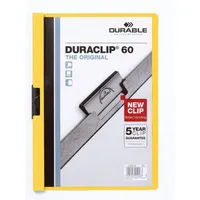 Durable DURACLIP 60 DIN A4 Hartfolie gelb