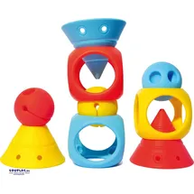 Moluk 120638 Moluk Building Set, blau/rot/gelb, 9-teilig (1 Set)