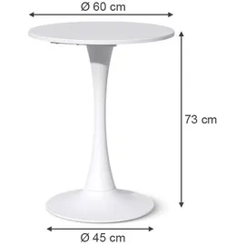 Vicco Carl Ø 60 cm weiß