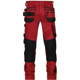 DASSY Stretch-Arbeitshose Flux Next 201160 PESCORE41 Gr. 53-PLUS rot/schwarz