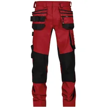 DASSY Stretch-Arbeitshose Flux Next 201160 PESCORE41 Gr. 53-PLUS rot/schwarz