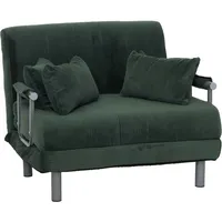Mendler Schlafsessel HWC-K29, Klappsessel Schlafsofa Gästebett, Liegefläche 190x100cm, Stoff Cord (330g/m2) -