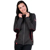 Almgwand Outdoorjacke Outdoorjacke Damen - SCHAFBERG - shadow/schwarz/rot rot|schwarz 44