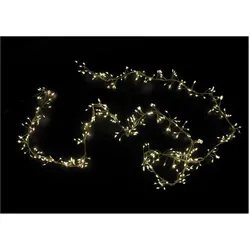 LEX 400er LED Tropfen-Lichterkette, Warmweiß, für innen