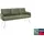 MCA Furniture Sitzbank Delane Olive 183 x 92 x 67 cm