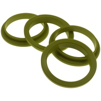 4X Zentrierringe 72,2 x 57,1 mm Gelb Felgen Ringe Made in Germany
