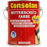 Consolan Wetterschutz-Farbe 750 ml anthrazit seidenglänzend
