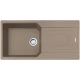 Franke Urban UBG 611-100 links Einbauspüle cashmere Excenterbetätigung 1000 x 500 mm