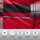 OTTO home NINA Motiv Winterbettwäsche Rot 155 x 220 cm + 40 x 80 cm