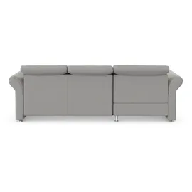 sit&more Ecksofa SIT & MORE "Apulia L-Form", silber, B:250cm H:78cm T:185cm, Webstoff (100% Polyester);Struktur weich (90% Polyester, 10% Polyamid);Luxus-Microfaser Euphoria (100% Polyester);Samtoptik (100% Polyester), Sofas, Ecksofa, wahlweise Bettfunktion,
