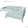 KAWOLA Sofa NELSON hellblau Recamiere rechts
