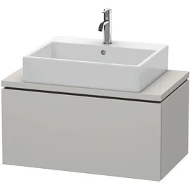 Duravit L-Cube 82x47,7cm, betongr ma, f Kons, 1 Auszug