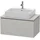 Duravit L-Cube 82x47,7cm, betongr ma, f Kons, 1 Auszug