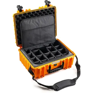B&W International B&W Photo Set Case Typ 5000 mit Photo Bag orange