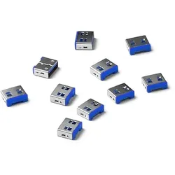 SMARTKEEPER ESSENTIAL 10x USB-A Blocker Dunkelblau