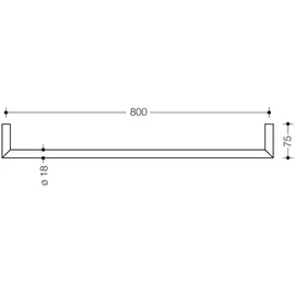Hewi System 162 Badetuchhalter Chrom 162.30.20140