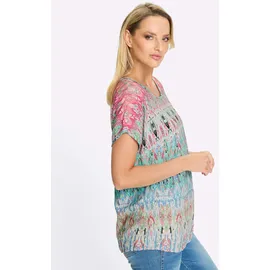 Heine Druckbluse rosé 38