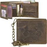 GREENBURRY Vintage Bike Geldbörse braun