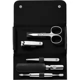 Zwilling Classic Inox Druckknopf-Etui Maniküre/Pediküre-Set 5-teilig schwarz