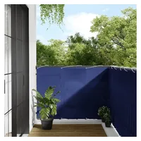 vidaXL Balkon-Sichtschutz Blau 120x1000 cm 100 % Polyester-Oxford
